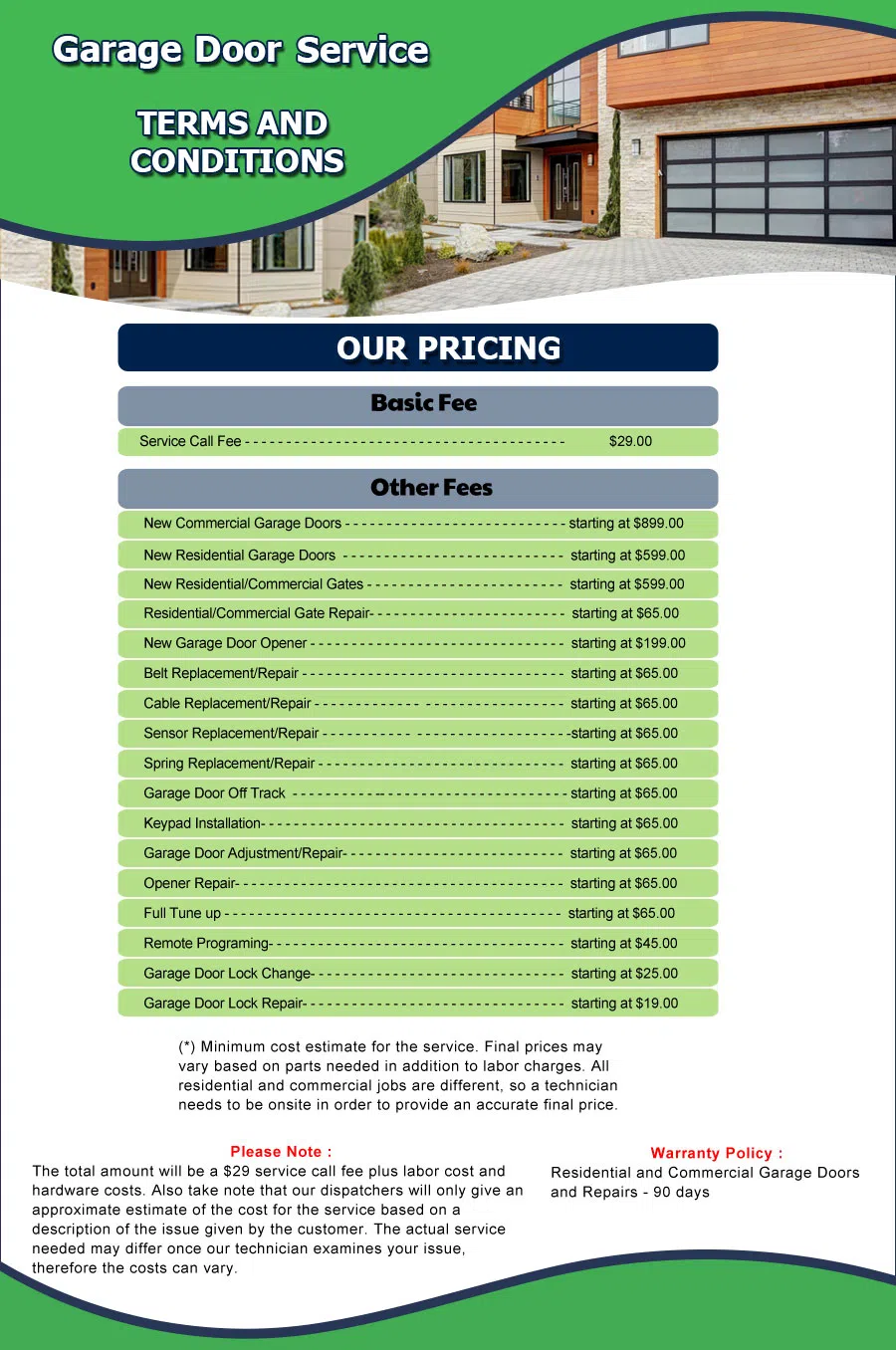 Neighborhood Garage Door Phoenix, AZ 844-282-1403